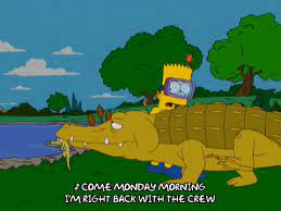 The /r/thesimpsons subreddit is fan base of redditors who love the simpsons. 20x02 Snorkeling Bart Simpson Gif On Gifer By Marirne