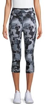 Drawstring waist knee length french terry machine wash on cold, tumble dry on low. Avia Women S Print Capri Shopstyle Activewear Pants