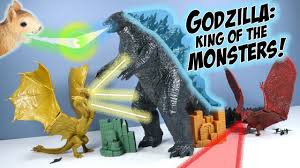 'burning godzilla' from godzilla vs. Godzilla King Of The Monsters King Ghidorah Rodan Toys Jakks Pacific Youtube