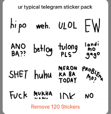 Pau On Twitter Pinoy Telegram Sticker Packs Thread