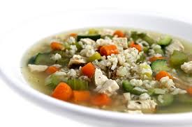 Chicken Brown Rice And Vegetable Soup With Weight Watchers Points Skinny Kitchen