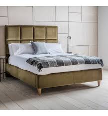 Upholstered 5 Square Patterned Bedstead 4 Colours Allissias Attic Bed Furniture Upholstered Beds Bedstead