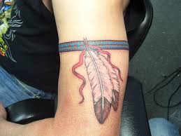 Gold indian tribal lotus ethnic back body art jewelry tattoo/tatuagem temporaria. 22 Decorative Armband Tattoos For 2013