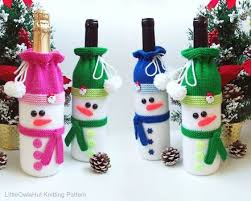 You'll find great styles, lasting quality, and accessories fit for every part of your home. 153 Knitting Pattern Snowman Bottle Covers For Wine And Champagne Amigurumi Pdf File By Zabelina Cp