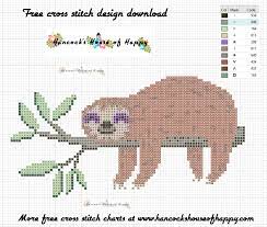 Vintage clothing cross stitch details. Hancock S House Of Happy But First Nap A Sleepy Sloth Cross Stitch Pattern Free To Download Plus A Patreon Bonus
