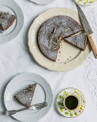 The slight sweetness from the chestnuts partners well with the earthy mushroom, rosemary, and feta filling. Flourless Chocolate Chestnut Rosemary Cake Delicious Magazine