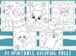 Make a fun coloring book out of family photos wi. Puppy Coloring Pages 21 Printable Puppy Coloring Pages For Kids Boys Girls