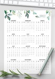 A Stunning 2021 2022 Calendar Printable For Your Favorite Planner