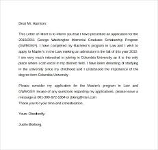 Sample letter of intent for graduate school. Free 7 Letter Of Intent Graduate School In Pdf