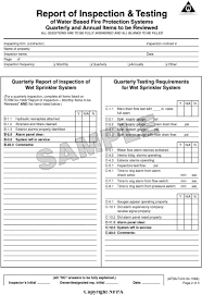 (nfpa inspection and testing 2 of 4) Appendix B Forms For Inspection Testing And Maintenance Pdf Free Download