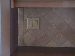 exposed edge of tile backsplash