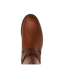 Women's melissa button 2 riding boot. Frye Leather Melissa Belted Tall Wide Calf In Light Cognac Brown Lyst
