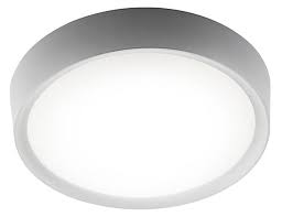 Single wall or ceiling spots for bathrooms. Ruth Brushed White Bathroom Flush Ceiling Light Diy At B Q