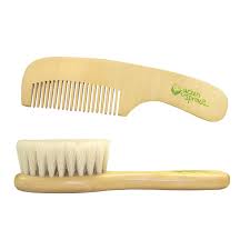 Wooden baby hair brush and comb set for newborns and toddlers girl/boy | natu. Green Sprouts Brush Comb Set Walmart Canada