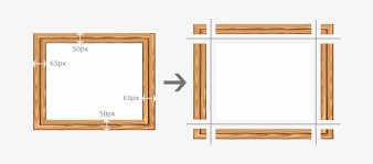 Border image generator allows programmers and developers to draw an image on the borders of an element. Css Border Image Frame Split Css Frame Png Image Transparent Png Free Download On Seekpng
