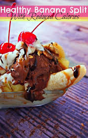 The Banana Split That Won T Split Your Pants Banana Split Healthy Sweets Skinny Dessert