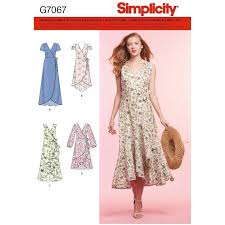 Comments off on patronage textile. Patron Simplicity 7067 Robe Portefeuille