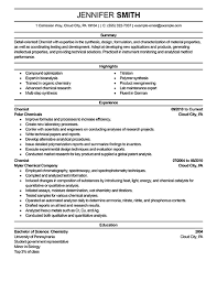 A fresher resume is the candidate profile used by fresh graduates to list down all the information about the additional value that they can provide to the company where they would like to apply. Best Chemist Resume Example Livecareer