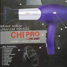 Radiant Indigo Rubberized Metallic Professional Hair Dryer With Diffuser Concentrator Low Emf Ceramic Anion Infrare Chi Hair Dryer Hair Dryer Dry Hair Fast
