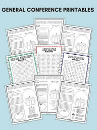 By sjh on 10 18 2020. Free General Conference Printables 2021 So Festive