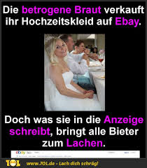 Maybe you would like to learn more about one of these? Die Betrogene Braut Verkauft Ihr Hochzeitskleid Auf Ebay Doch Was Sie In Die Anzeige Schreibt Bringt Alle Bieter Zum Lachen