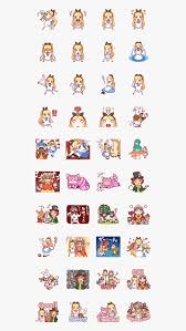 Late for an important date? Alice In Wonderland Line Stickers Hd Png Download Transparent Png Image Pngitem