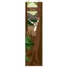 Personalized Growth Chart Forest Deer
