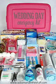 Wedding Day Emergency Kit Emergency Kit Wedding Day Bridal Shower Gifts