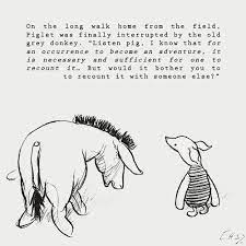 Somebody spoke to me only yesterday. Donkey Philosophy Eeyore Quotes New Adventure Quotes Eeyore Pictures