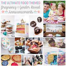 Gender reveal gender reveals gender reveal parties food for thought. The Ultimate Food Themed Pregnancy And Gender Reveal Announcements For The Love Of Food