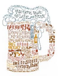 I really love playing around with images and bits of card, so i thought i would… i have designed another free cross stitch pattern for halloween, this cute little ghost frightening the spider. Let S Drink Beer Cross Stitch Pattern