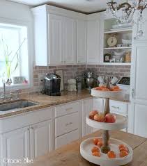 Diy Whitewash Brick Backsplash And Thinbrick Source Simple Kitchen Remodel Easy Kitchen Backsplash Kitchen Renovation
