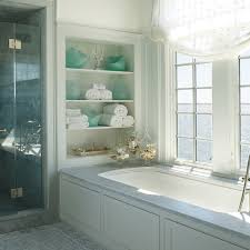 Nautical bathroom decor, rope toilet paper holder. 101 Beach Themed Bathroom Ideas Beachfront Decor
