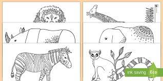 1 coloring book pages animals timmy time books for kids click here if your download doesnt start automatically. Wild Animal Pictures Mindfulness Colouring Sheets Pdf