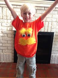 Using your yellow sunglasses as a guide, cut out a lorax mustache from the yellow craft foam. Lorax T Shirt February 2017 Savvykids