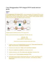 A virtual private network (vpn) is a physical network that allows for remote access. Cara Menggunakan Vpn Dengan Pptp