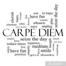 Carpe diem is my favourite motto: Carpe Diem Collection