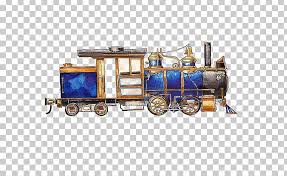 Train Steam Locomotive Illustration Png Blue Blue Train Boy Cartoon Car Cartoon Alien Locomotive Train Blue Train
