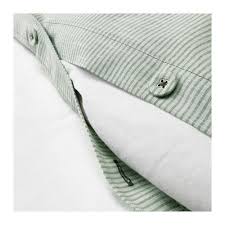 Bergpalm Duvet Cover And Pillowcase S Green Stripe King Ikea Quilt Cover Duvet Cover Sets Duvet Covers