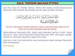 Doa Iftitah Sesuai Sunnah Dan Artinya