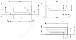Entdecken sie hier ihr neues badezimmer vom waschtisch bis zum handtuchhalter. Duravit D Code Badewanne 1600 700 Mm Alpinweiss 700096000000000 Sanitino At