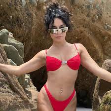 Vanessa Hudgens Sizzles in Red Bikini After Sarah Hyland's Bachelorette  Party