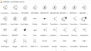 halbleiter symbole schalter halbleiter elektroniken