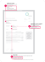 Permission letter for utility bill template. Https Www Melbourne Vic Gov Au Sitecollectiondocuments Parking Permits Example Utility Bill Pdf