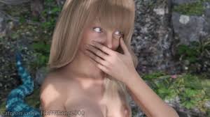 Felarya giantess hunting her prey-walking around