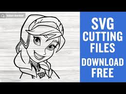 Download Anna Svg Free Frozen Svg Disney Svg Instant Download Woman Svg Silhouette Cameo Princess Svg Shirt Design Free Vector Files 0444 Freesvgplanet