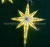 Outdoor Garden Polaris LED Christmas Decoration Star Lights