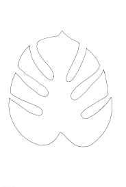Palm leaf coloring pages are a fun way for kids of all ages to develop creativity, focus, motor skills and color recognition. Why Not Make This Hot Pink Monstera Leaf Doormat While The Tropical Plants Trend Is Hot Leaf Stencil Leaf Template Flower Template