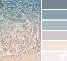 The combination of ocean blues and sandy hues is a classic coastal color scheme. Crystal Clear Beach House Decor Paint Colors For Home Beach Color Schemes