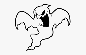 The ghost is an entity of legends and folklore. Scary Ghost Coloring Page Hd Png Download Kindpng